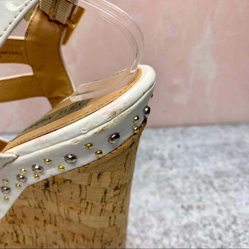 STEVE MADDEN | White Wedges - Picture 7 of 8